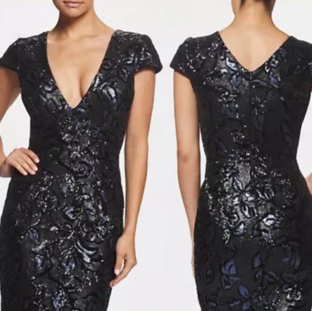 Dress the Population sequin cocktail dress NWOT